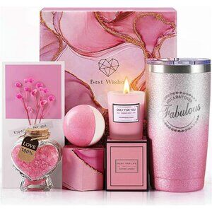 Pink Not A Day Over Fabulous Relaxation Gift Box: Birthday, Mother's Day